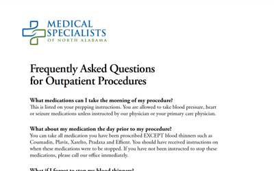 Out-Patient FAQs